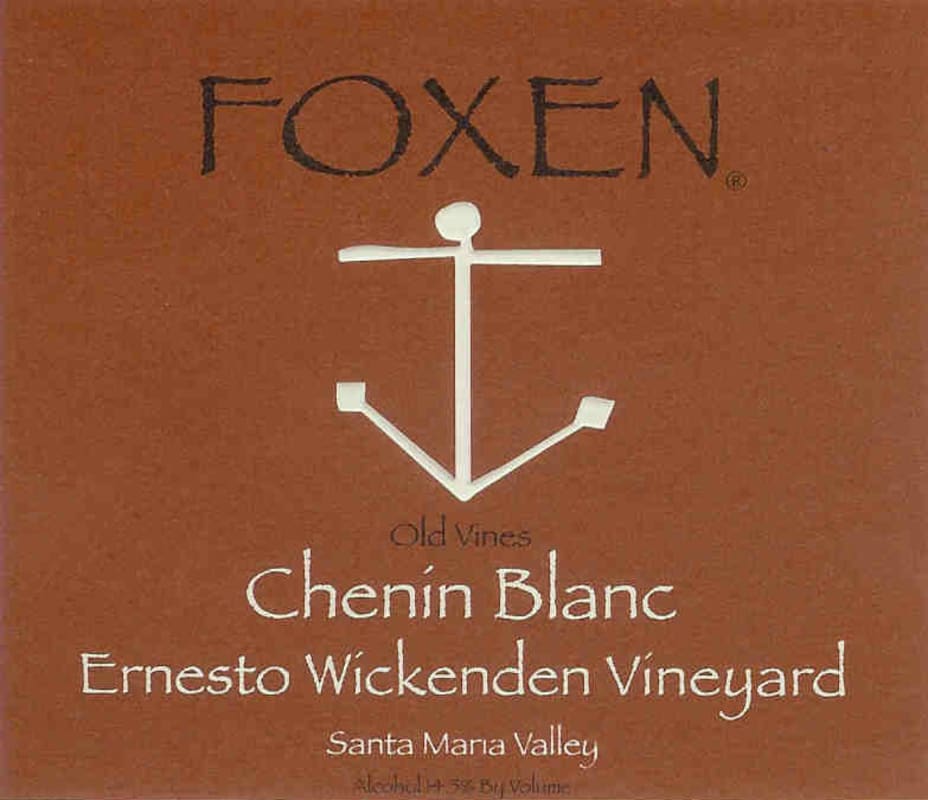 Foxen Ernesto Wickenden Vineyard Old Vines Chenin Blanc 2005 Front Label