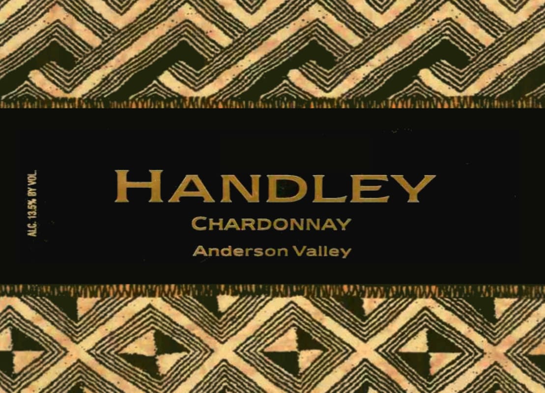 Handley Anderson Valley Chardonnay 2001 Front Label