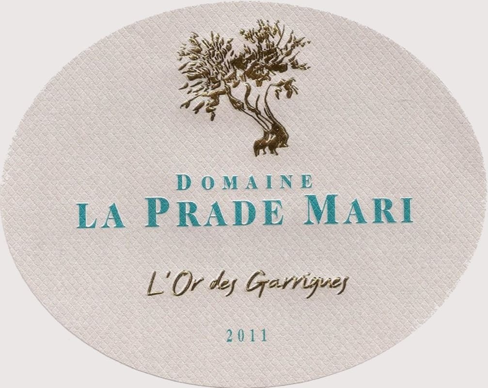 Domaine De La Prade Mari Minervois L'Or des Garrigues 2011 Front Label