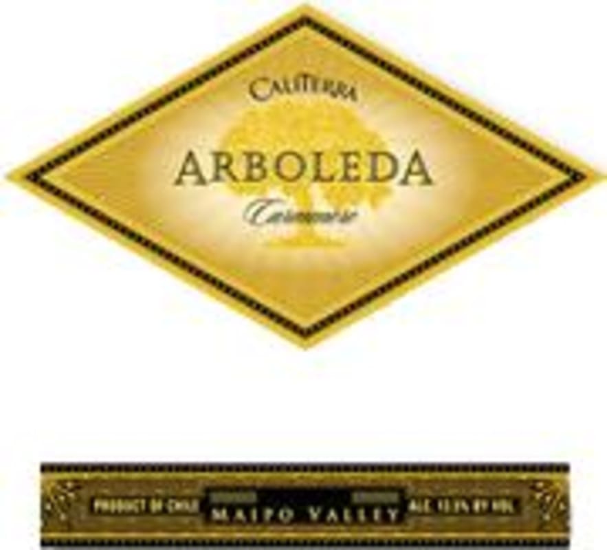 Arboleda Carmenere 1999 Front Label