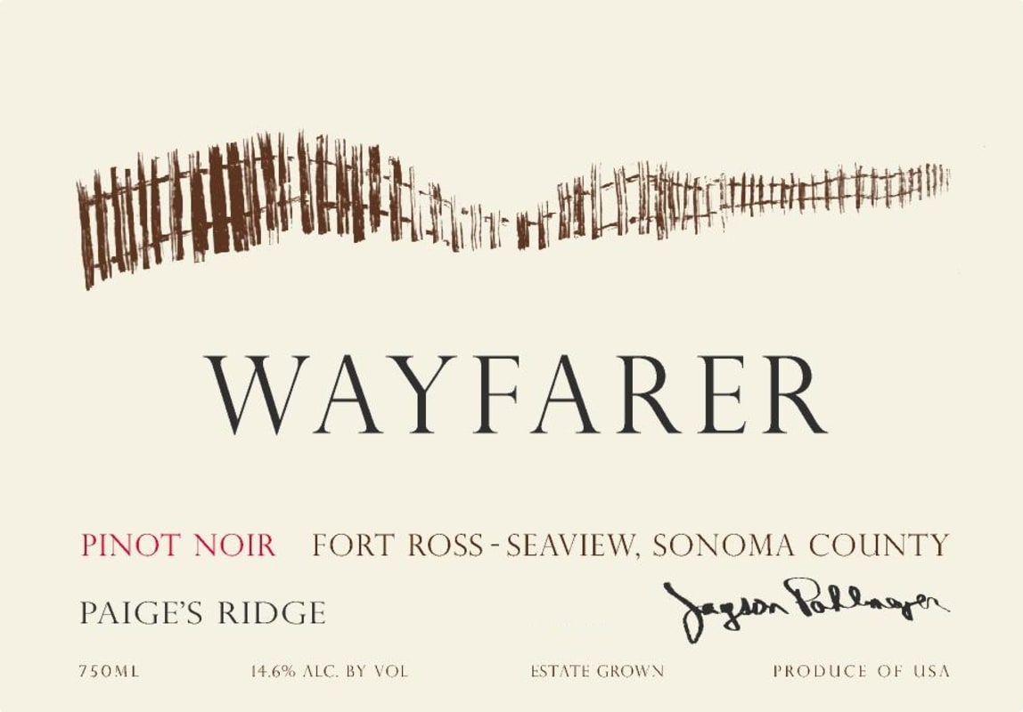 Wayfarer Paige's Ridge Pinot Noir 2014 Front Label