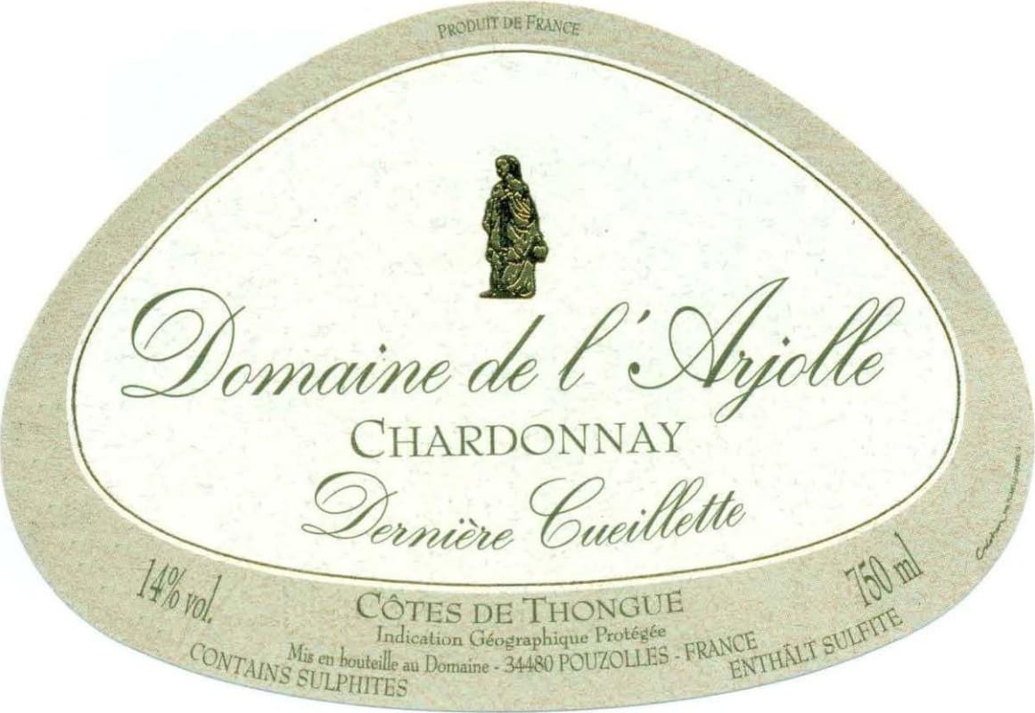 Domaine de l'Arjolle Derniere Cueillette Chardonnay 2011 Front Label