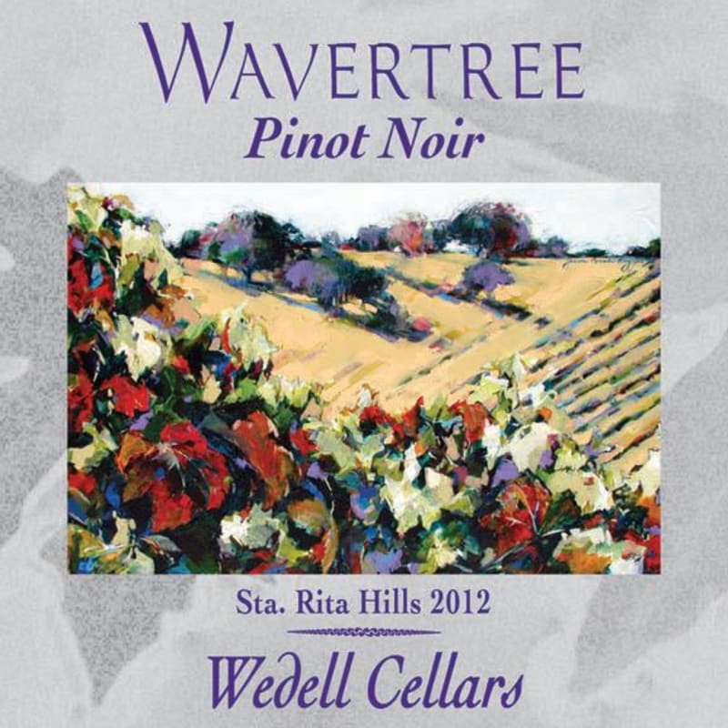 Wedell Cellars Wavertree Pinot Noir 2012 Front Label