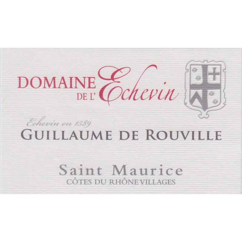 Domaine De L'Echevin Guillaume de Rouville 2015 Front Label