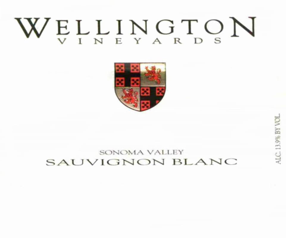 Wellington Vineyards Sauvignon Blanc 2009 Front Label