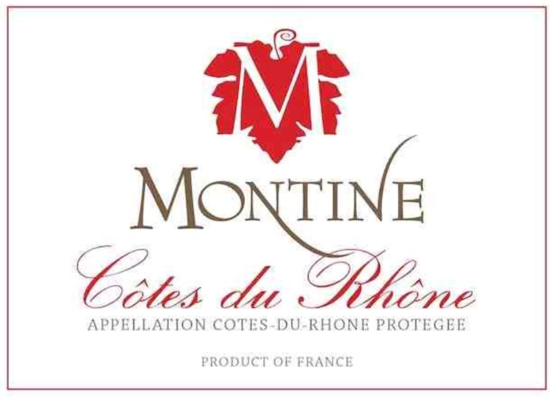 Domaine de Montine Cotes du Rhone 2014 Front Label