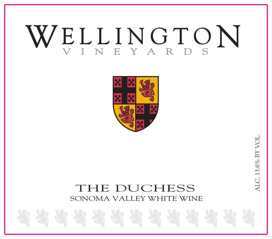 Wellington Vineyards The Duchess White Wine 2012 Front Label