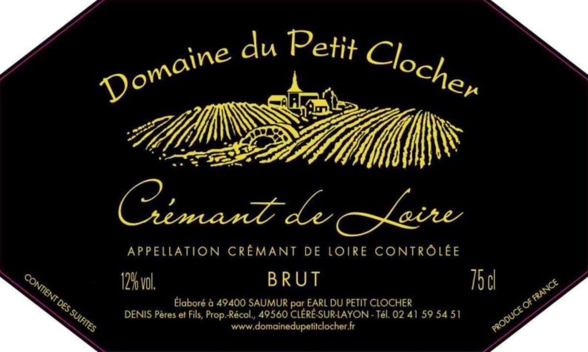 Domaine de Petit Clocher Cremant de Loire Brut 2008 Front Label