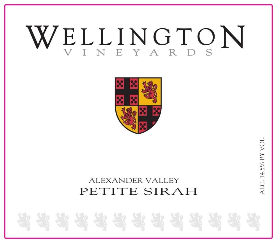 Wellington Vineyards Petite Syrah 2011 Front Label