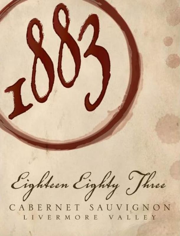 Wente Eighteen Eighty Three Cabernet Sauvignon 2013 Front Label
