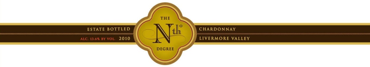 Wente Nth Degree Chardonnay 2010 Front Label