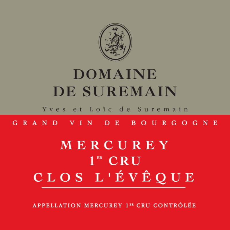 Domaine de Suremain Mercurey Clos l'Eveque Premier Cru 2014 Front Label