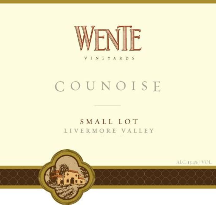 Wente Counoise 2014 Front Label