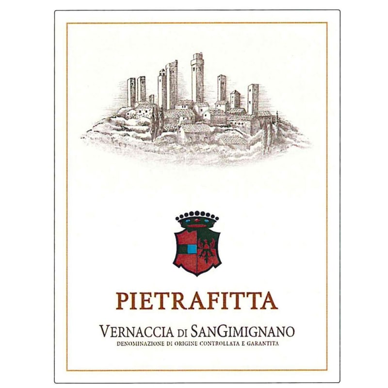 Tenuta Pietrafitta Vernaccia di San Gimignano 2014 Front Label