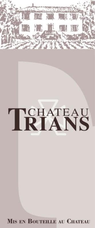 Domaine de Trians Coteaux Varois Rouge 2012 Front Label