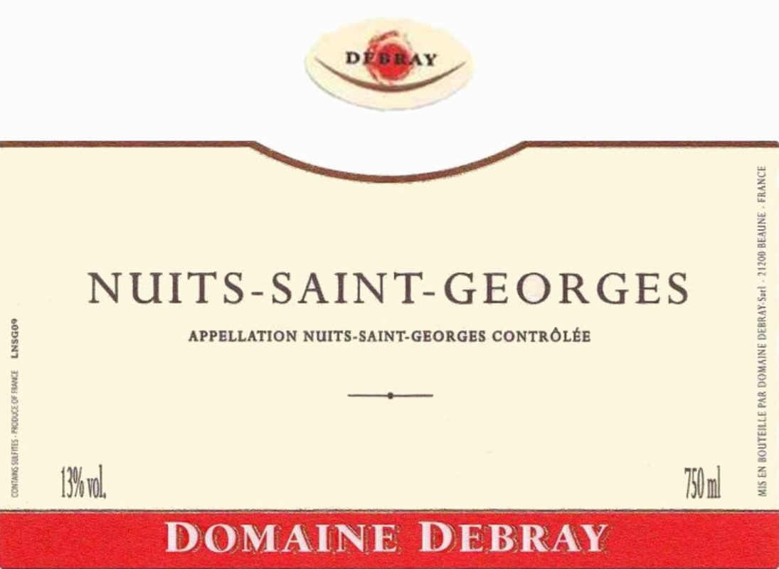 Domaine Debray Nuits-Saint-Georges 2011 Front Label
