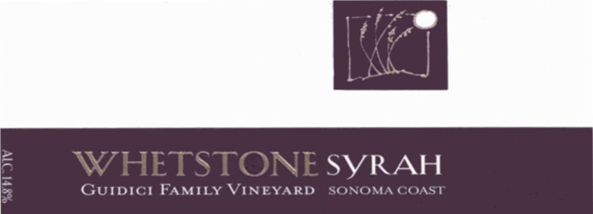 Whetstone Wine Cellars Guidici Family Vineyard Syrah 2005 Front Label