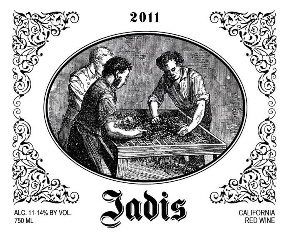 Whitcraft Jadis Red 2011 Front Label