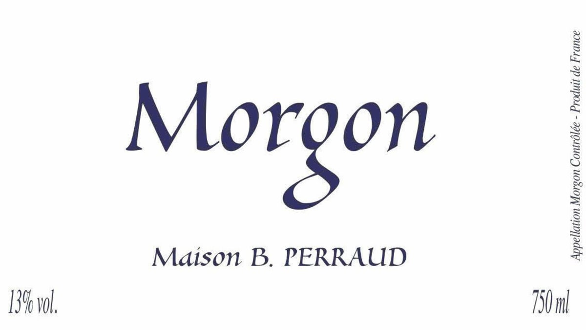 Domaine des Cotes de la Moliere Morgon 2013 Front Label