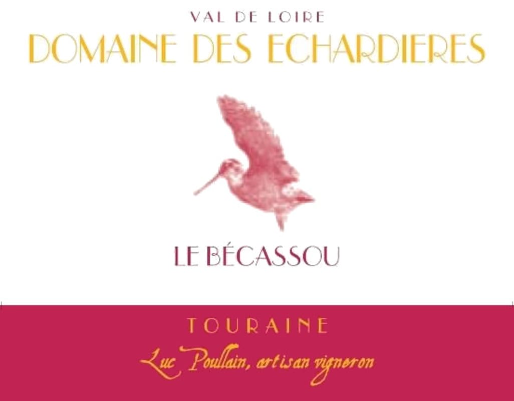 Domaine des Echardieres Touraine Le Becassou 2015 Front Label