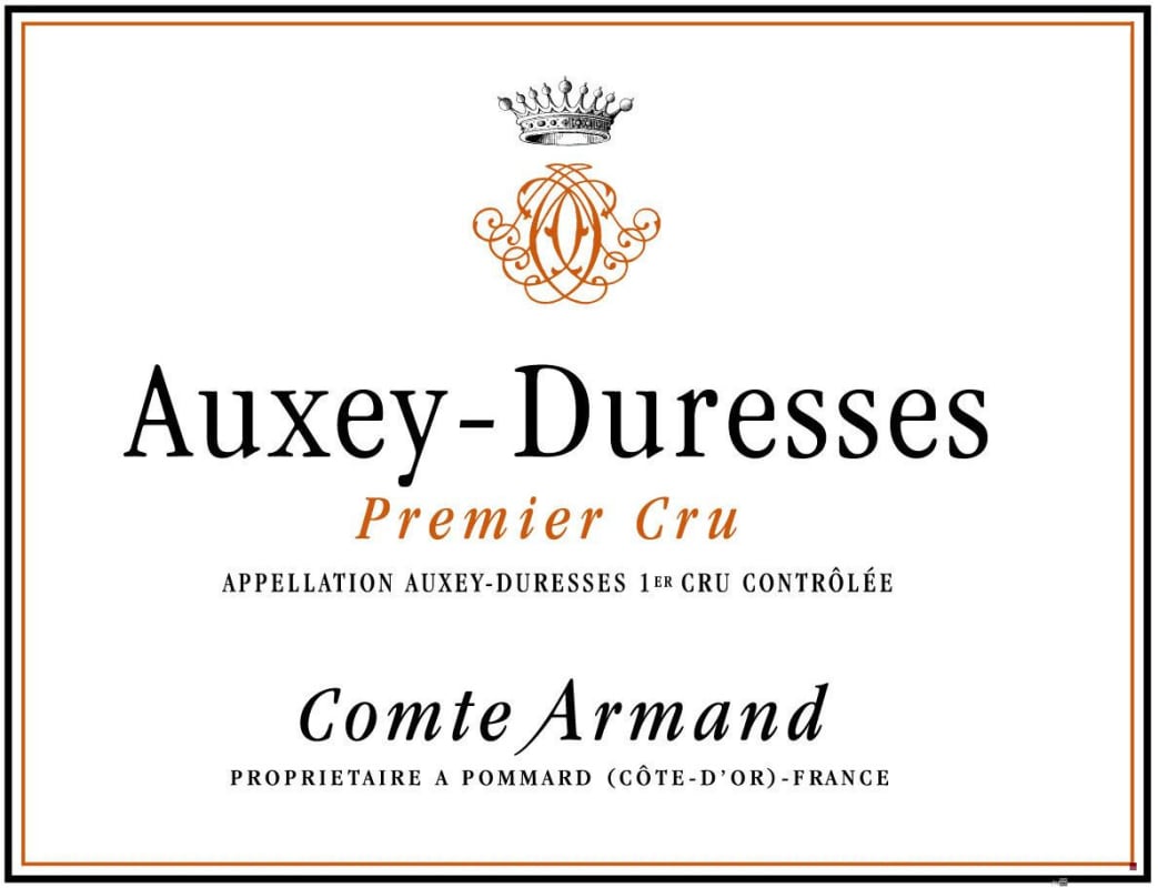Domaine des Espenaux a Pommard Auxey-Duresses Premier Cru 2009 Front Label