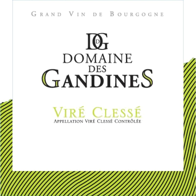 Domaine des Gandines Vire Clesse Les Gandines 2012 Front Label