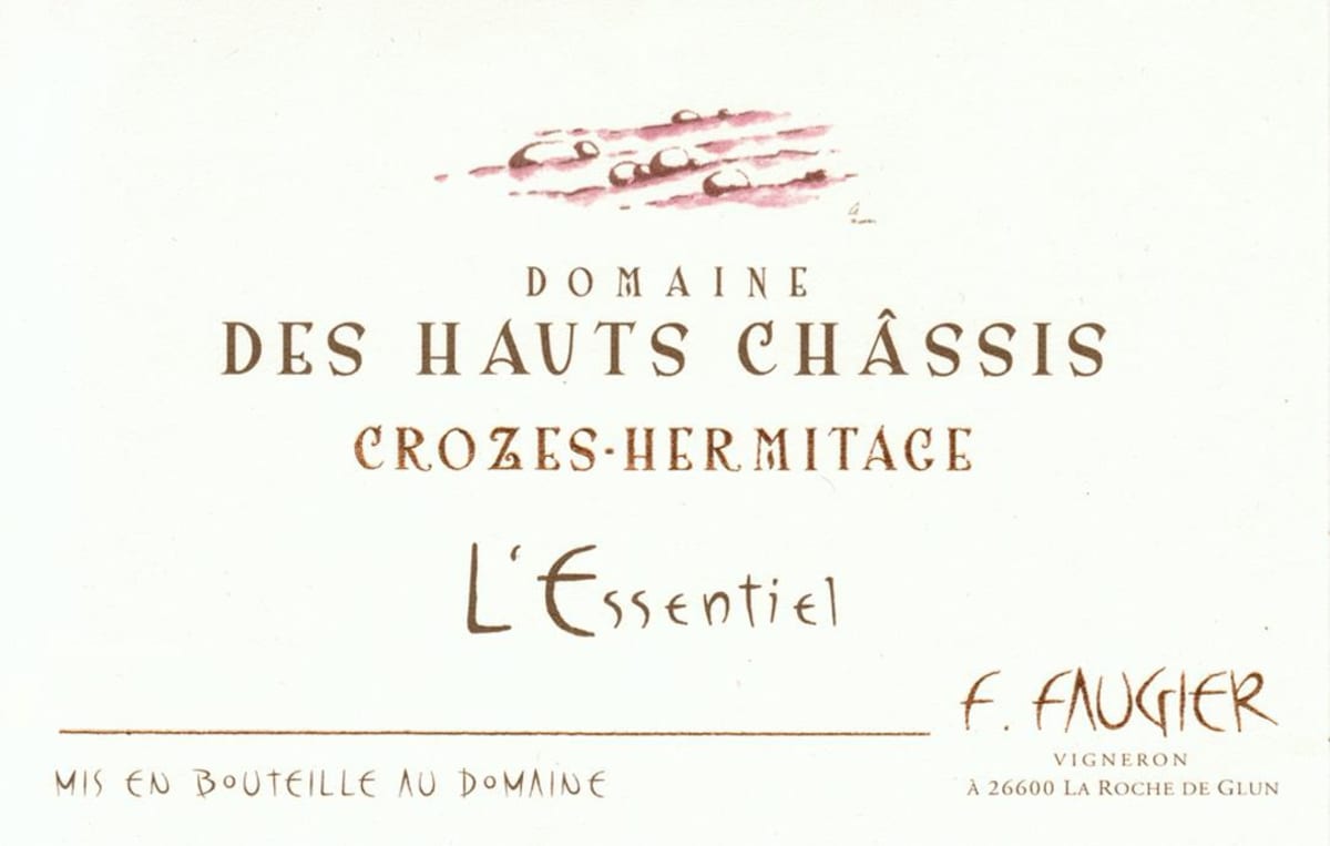 Domaine des Hauts Chassis Crozes-Hermitage l'Essentiel Blanc 2014 Front Label