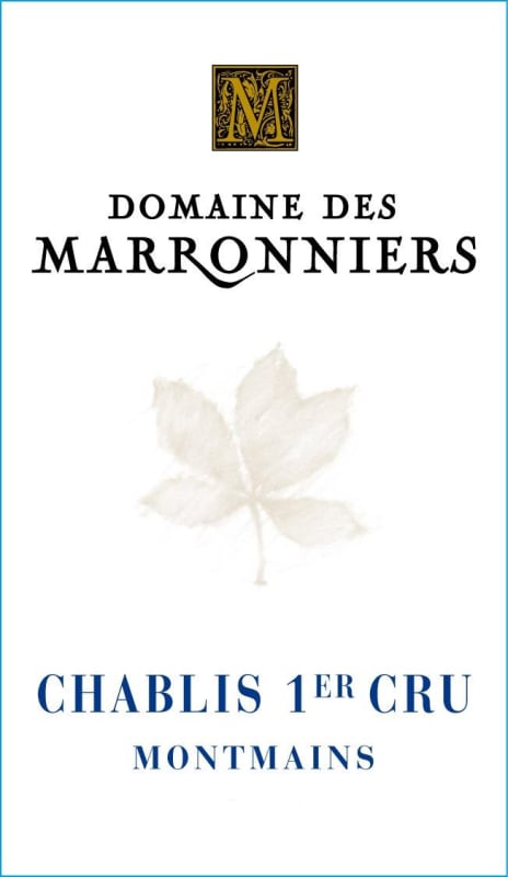 Domaine des Marronniers Chablis Montmains Premier Cru 2014 Front Label