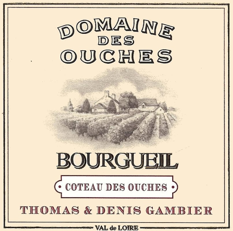 Domaine des Ouches Bourgueil Coteau de Ouches 2011 Front Label