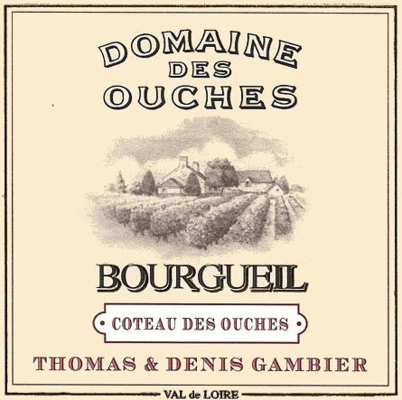 Domaine des Ouches Bourgueil Coteau de Ouches 2007 Front Label