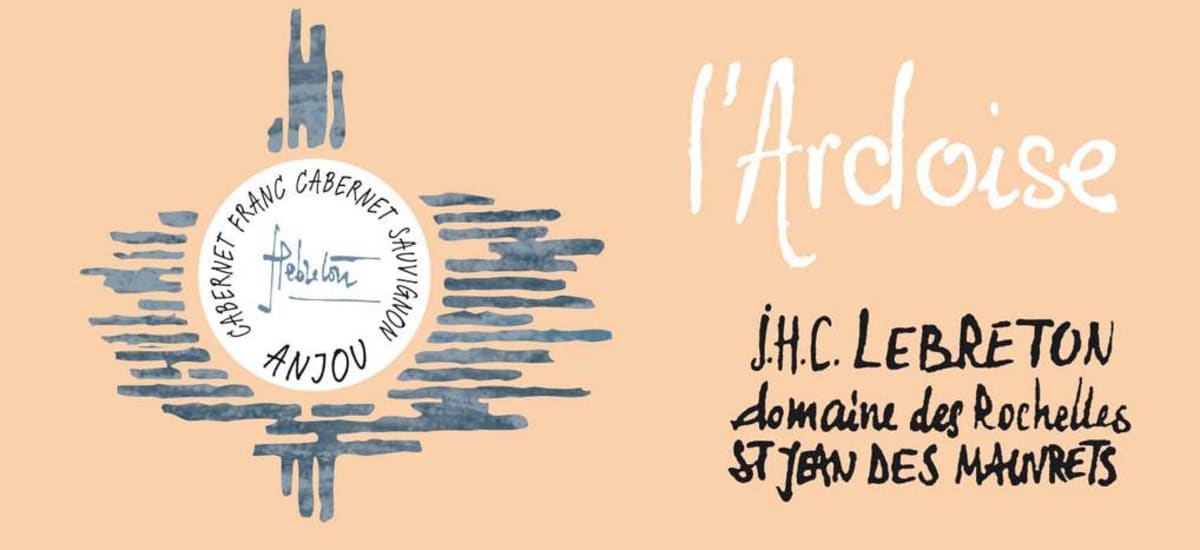 Domaine des Rochelles Lebreton Anjou l'Ardoise Rouge 2012 Front Label