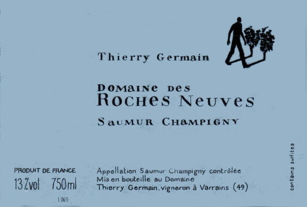 Thierry Germain Saumur Champigny 2012 Front Label