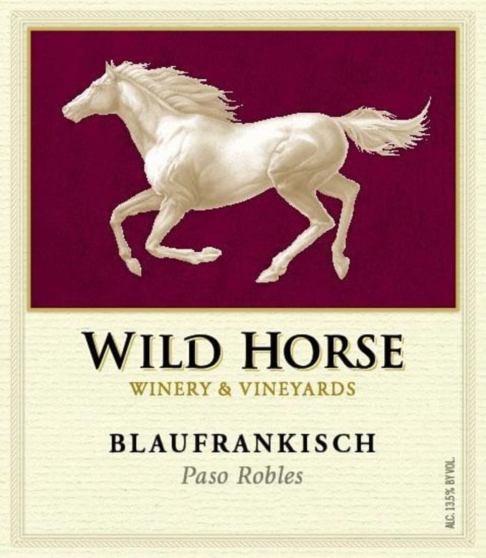 Wild Horse Blaufrankisch 2013 Front Label