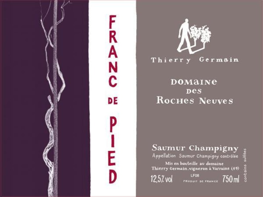 Thierry Germain Saumur Champigny Franc de Pied 2010 Front Label