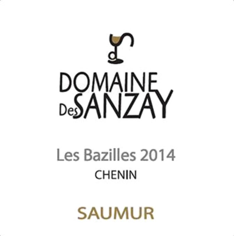 Domaine des Sanzay Saumur Les Bazilles Blanc 2014 Front Label