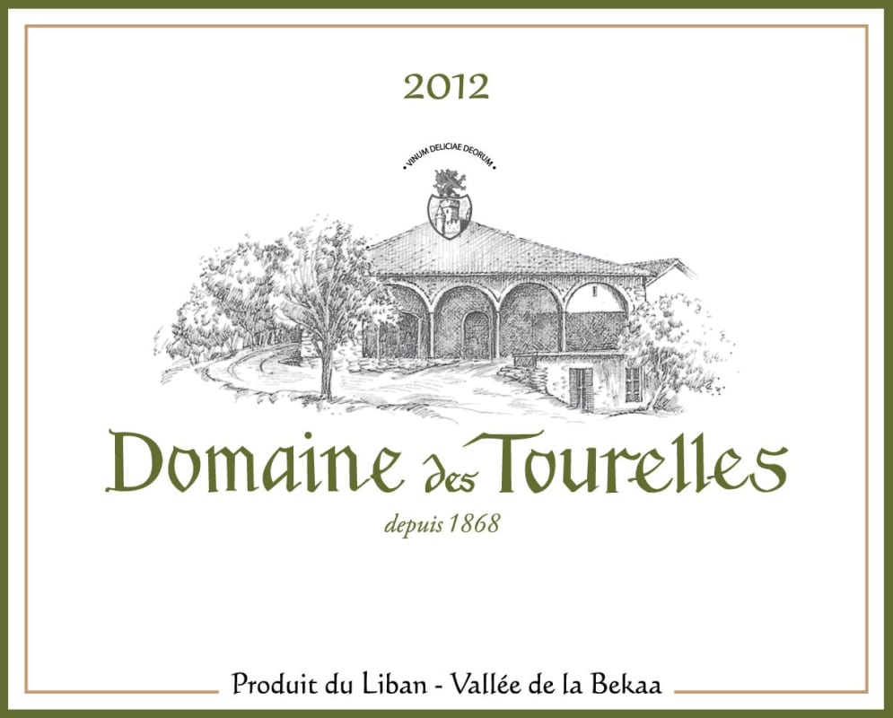 Domaine des Tourelles White 2012 Front Label