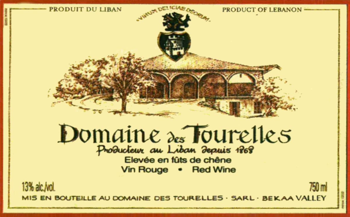 Domaine des Tourelles Rouge 2009 Front Label