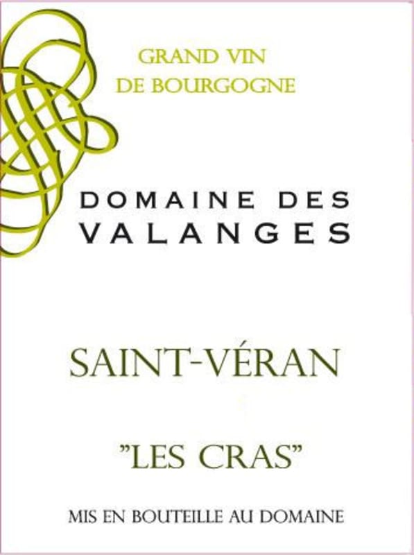 Domaine des Valanges Saint-Veran Les Cras 2013 Front Label