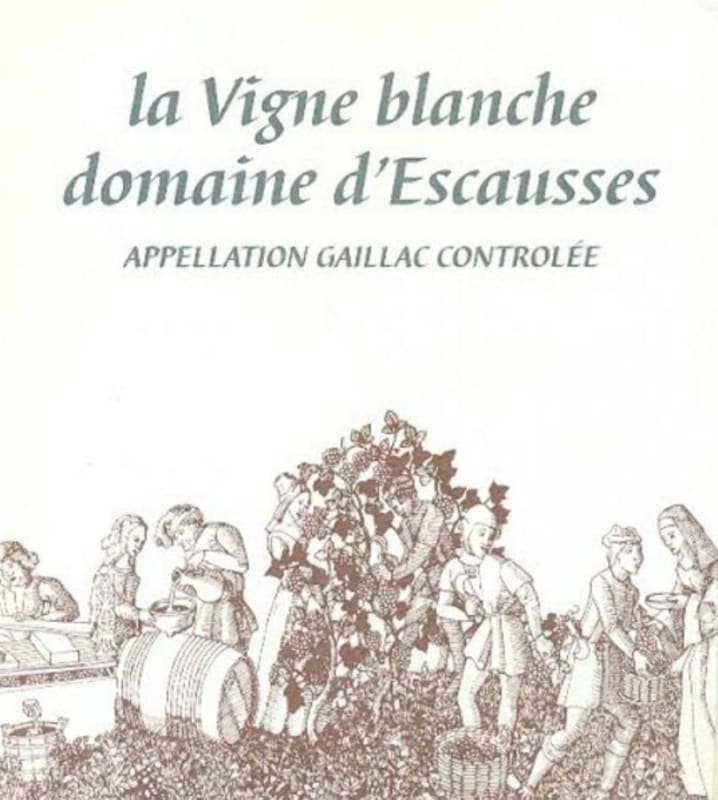 Domaine d'Escausses Gaillac La Vigne Blanche Rouge 2014 Front Label