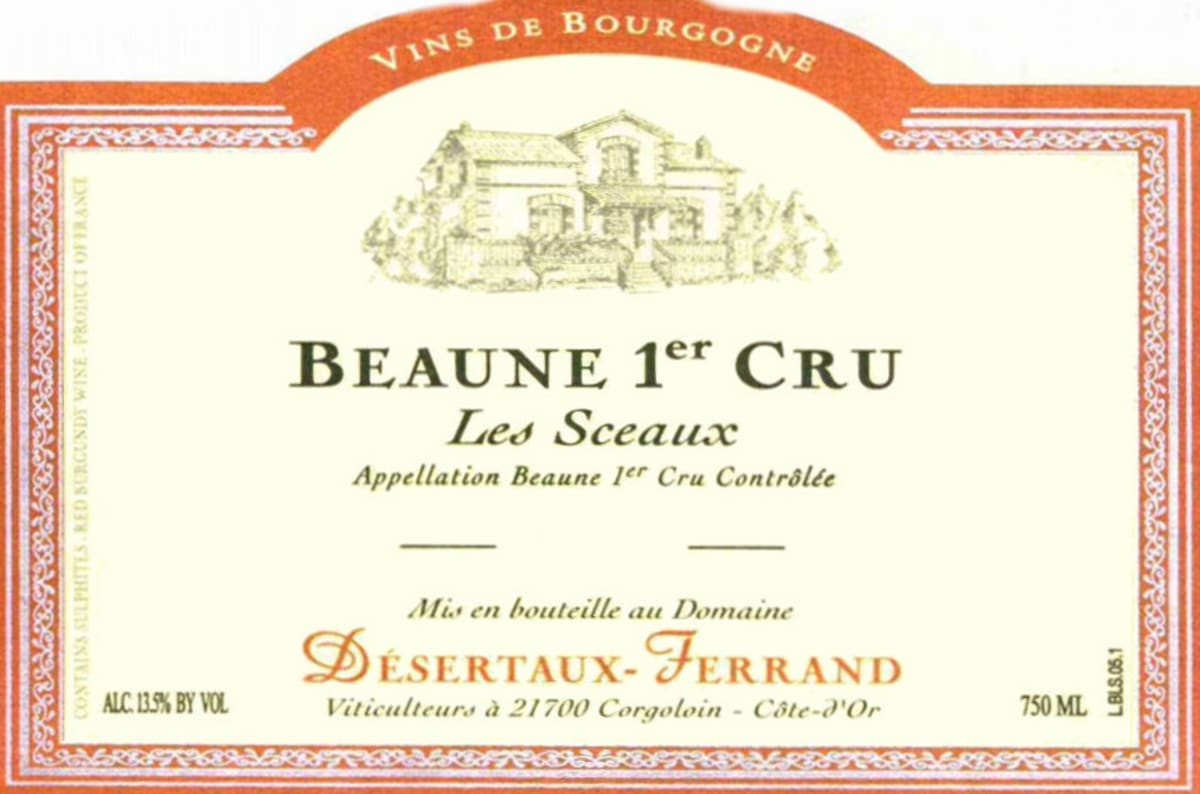 Domaine Desertaux-Ferrand Les Sceaux 2006 Front Label