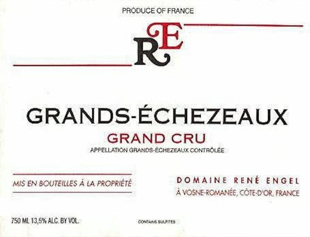 Domaine d'Eugenie Grands-Echezeaux Grand Cru 2002 Front Label