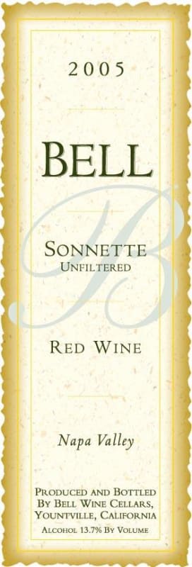 Bell Wine Cellars Sonnette 2005 Front Label