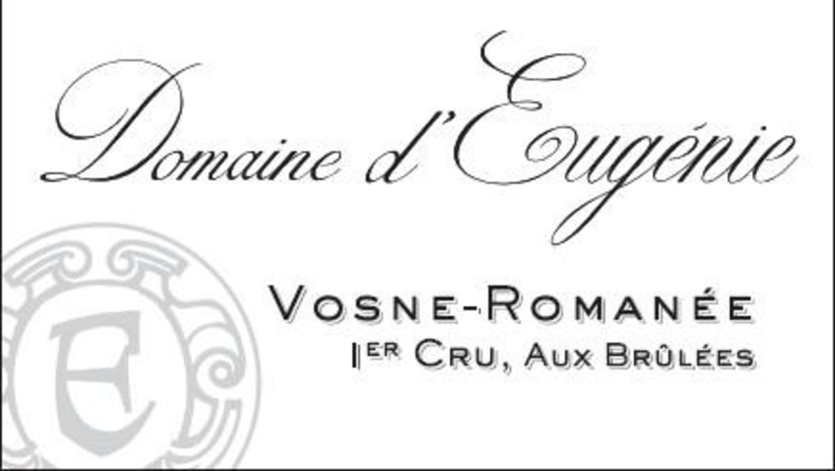 Domaine d'Eugenie Vosne-Romanee Aux Brulees Premier Cru 2008 Front Label