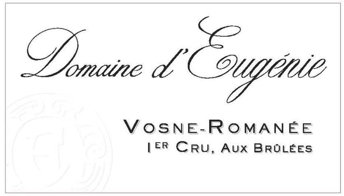 Domaine d'Eugenie Vosne-Romanee Aux Brulees Premier Cru 2012 Front Label