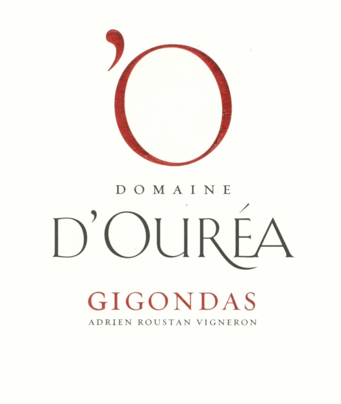Domaine d'Ourea Gigondas 2013 Front Label