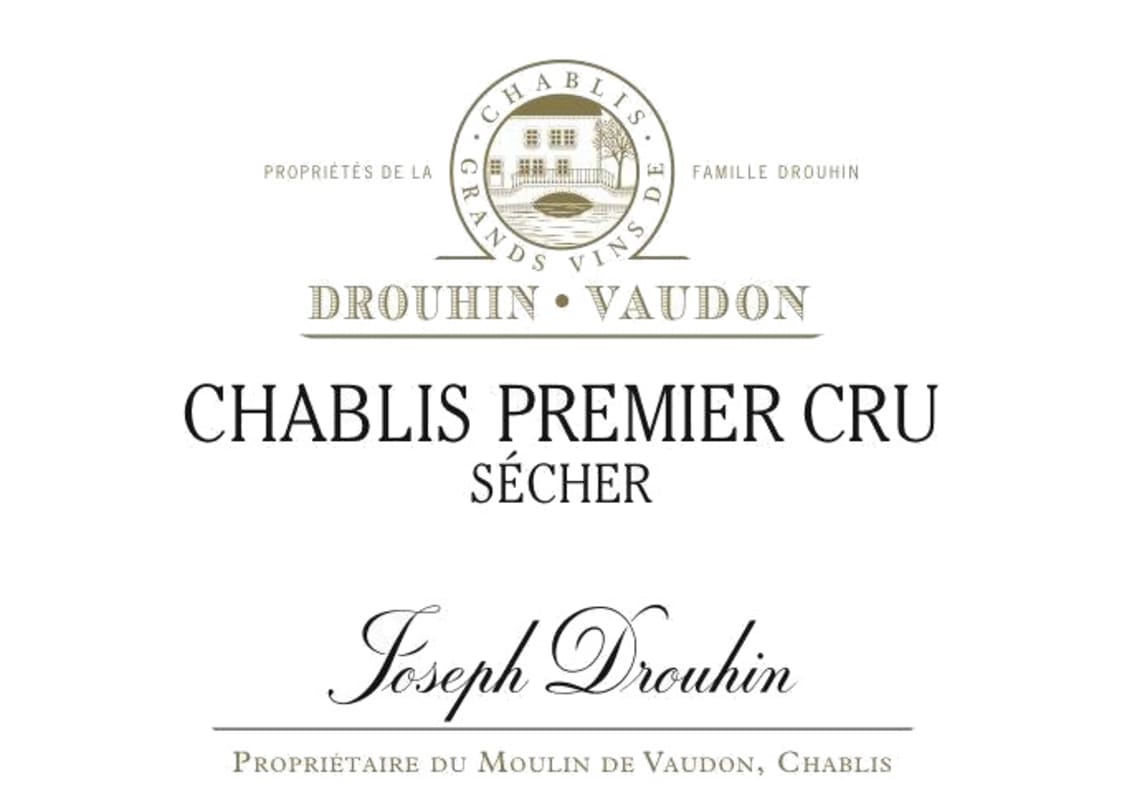Domaine Drouhin Vaudon Chablis Secher Premier Cru 2009 Front Label