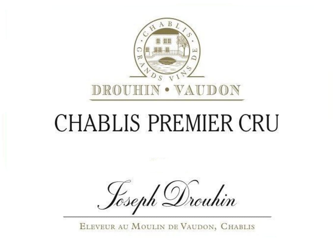 Domaine Drouhin Vaudon Chablis Premier Cru 2014 Front Label
