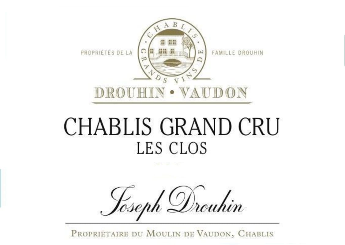 Domaine Drouhin Vaudon Chablis Les Clos Grand Cru 2013 Front Label