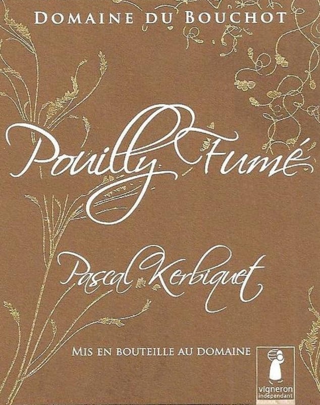 Domaine du Bouchot Pouilly Fume 2014 Front Label