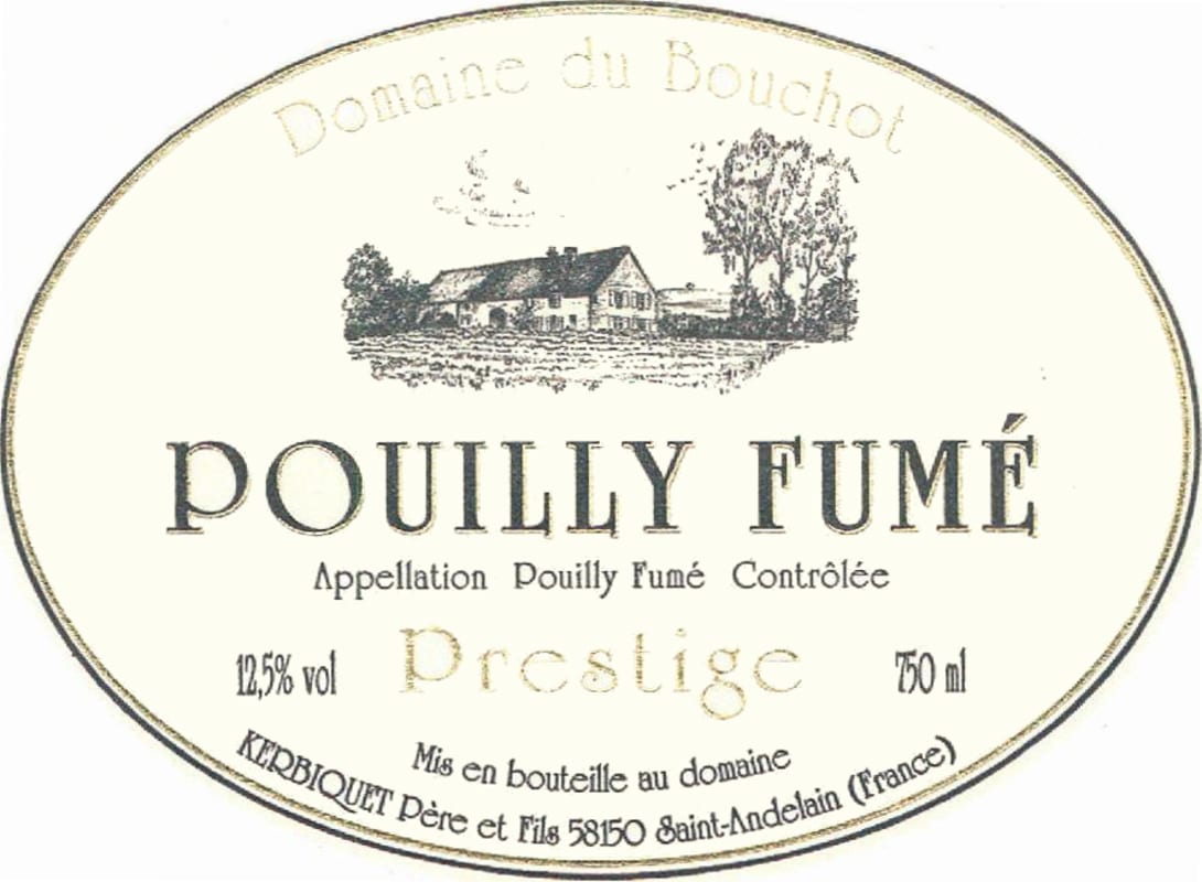 Domaine du Bouchot Pouilly Fume Prestige 2008 Front Label